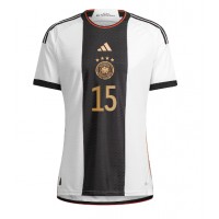 Germany Niklas Sule #15 Replica Home Shirt World Cup 2022 Short Sleeve